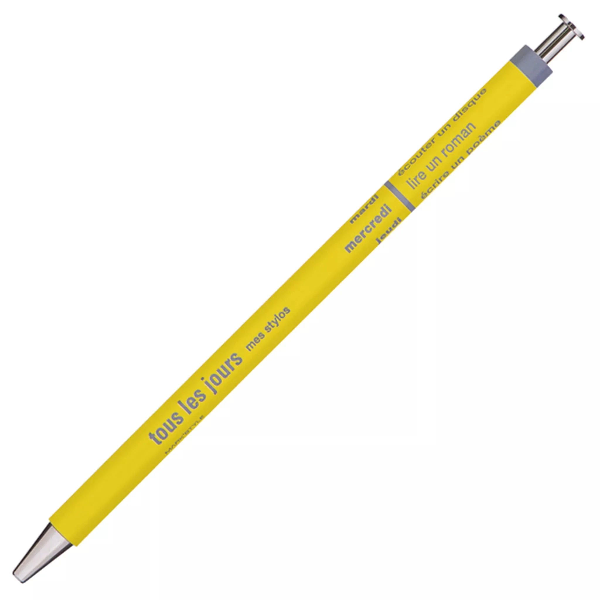 Every Day Ultra Fine Ballpoint Pen - DAY - BP4 - YE - Uneeka