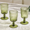 Fali Olive Wine Glass - FW0701 - Uneeka