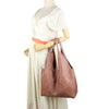 Faux Leather Slouch Strap Handbag - J69019 - DTEAL - Uneeka