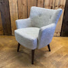 Felicity Upholstered Fabric Occasional Chair - Made To Order - J Brown Chamonix - 293 Linen - FELICITY - Uneeka