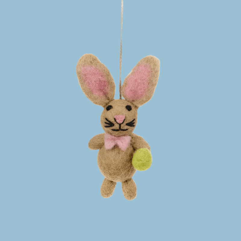 Felt Easter Characters in Bowties - FYEABE3 - SHEEP - Uneeka