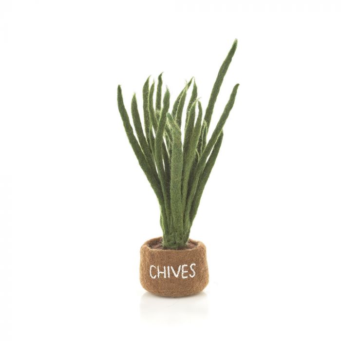 Felt Potted Herbs - PLHERB - CHIVES - Uneeka