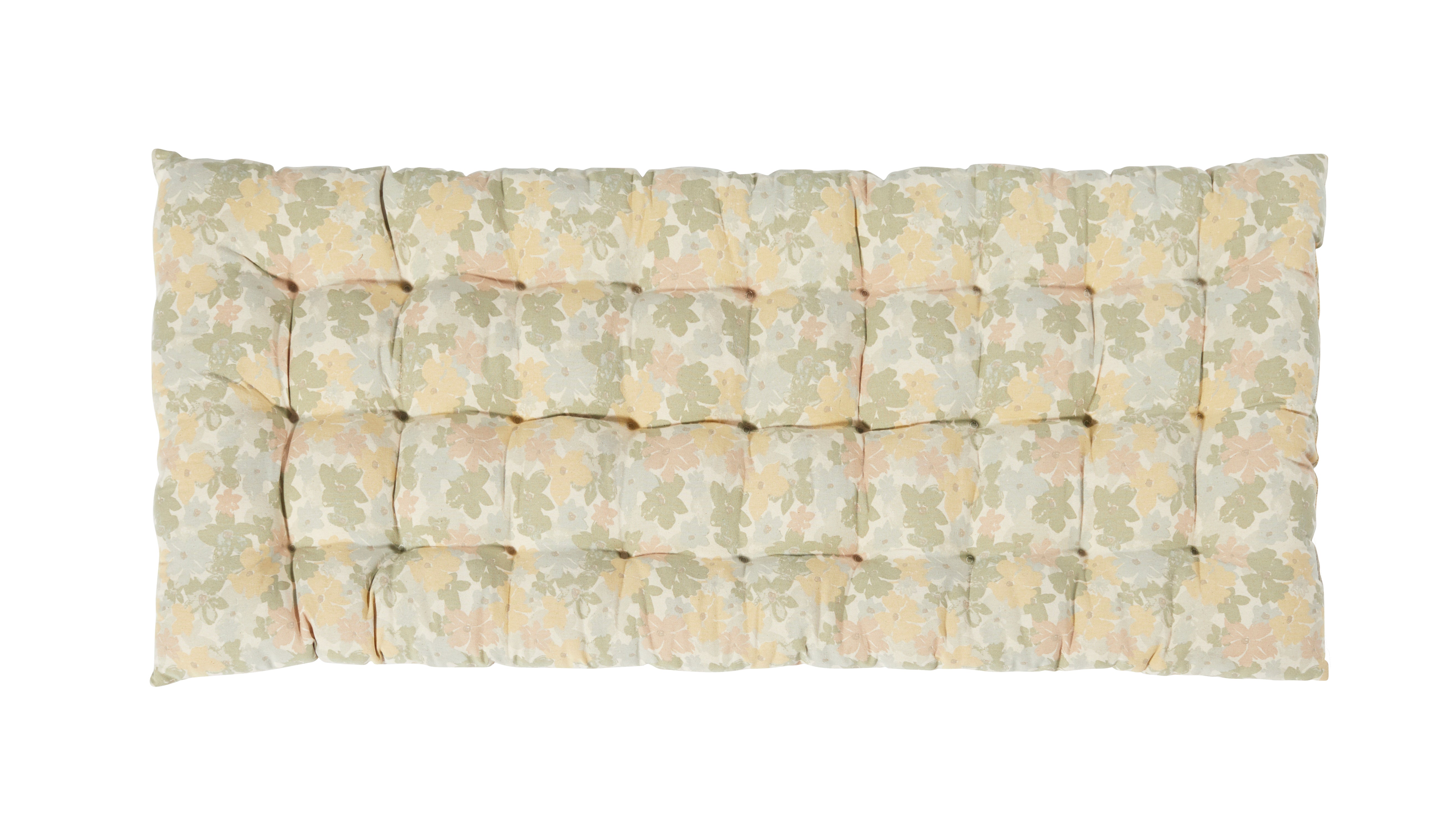 Floral Pastel Tone Large Chair Cushion Pad - PFBC - Uneeka