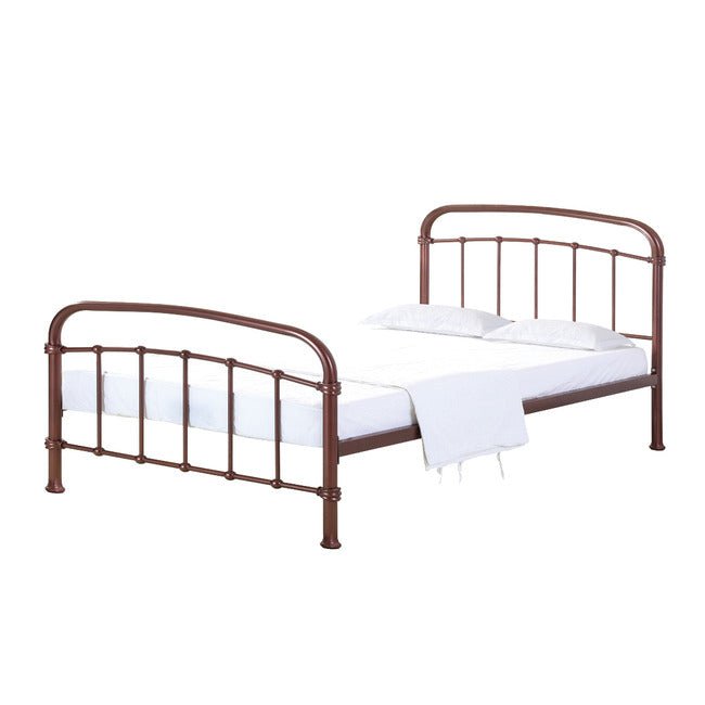 Florence Copper Bed Frame - HALSTON4.6 - Uneeka