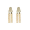 Fringe Duo Statement Stud Earrings - HB518003 - Uneeka