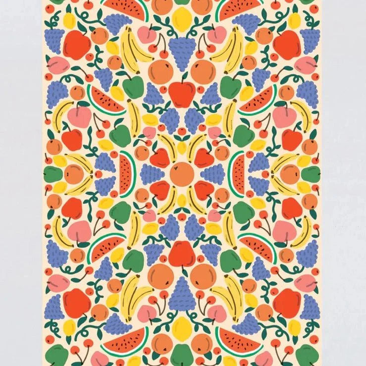 Funky Fruity Colourful Gift Wrap - WP130 - Uneeka