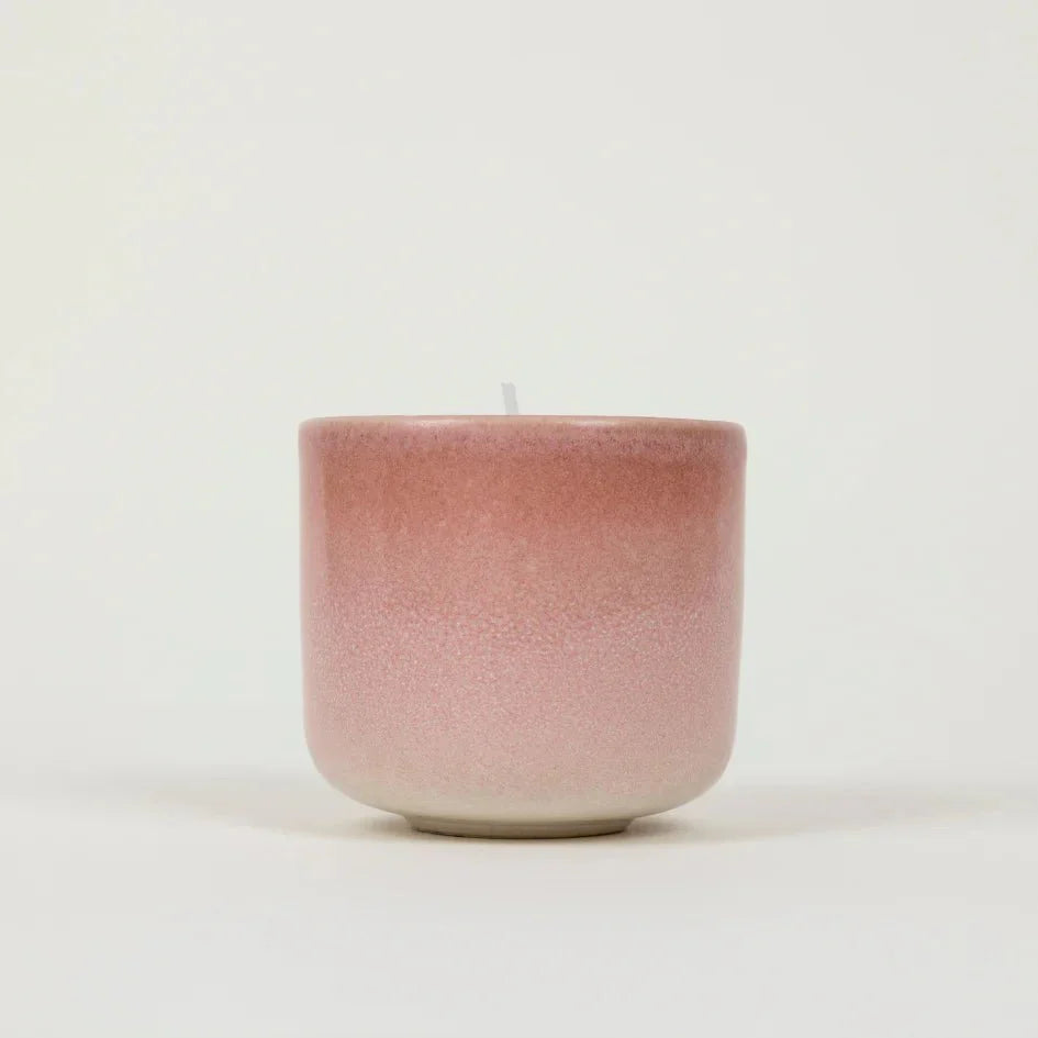 St Eval Garden Path Ceramic Pot Candle Sweet Pea - F01363 - Uneeka