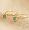 Gold Birthstone Huggie Hoops - 46284 - Uneeka