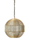 Gold Wire Sphere Hanging Lamp* - 2953185 - Uneeka