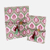 Green Block Print Cotton Bound Notebook - 85014 - SMALL - Uneeka