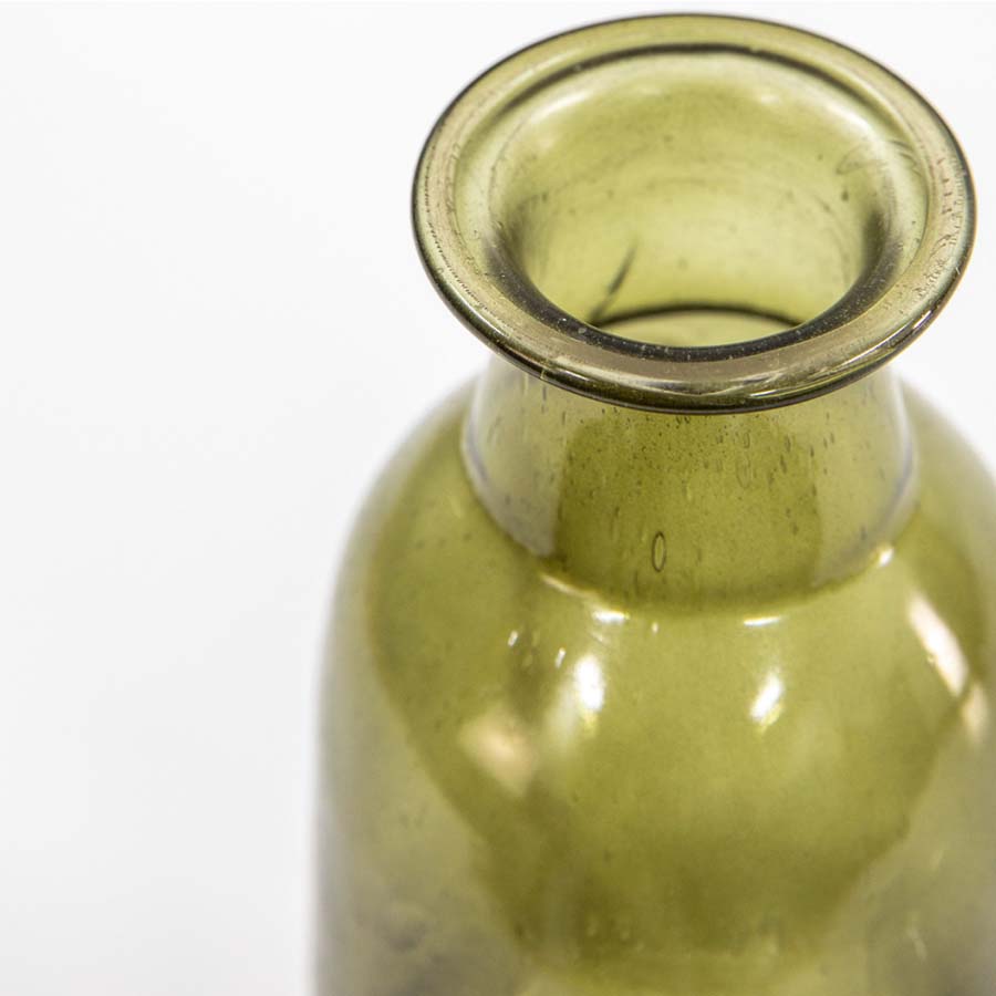 Green Chunky Glass Bud Vase - 697968 - Uneeka