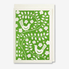Green Flora & Birds Mini Card - APS331 - Uneeka