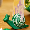 Green Snail Soapstone Photo Holder - SS28 - Uneeka