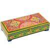 Hand Painted Green Floral Wooden Box - BX251 - Uneeka
