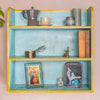 Hand Painted Vintage Wall Shelf Unit - F700 - Uneeka