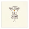 Happy Birthday Cake Pencil Shaving Card - PSC - BCK - Uneeka