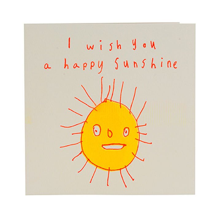 Happy Sunshine Greetings Card - CAR261 - Uneeka