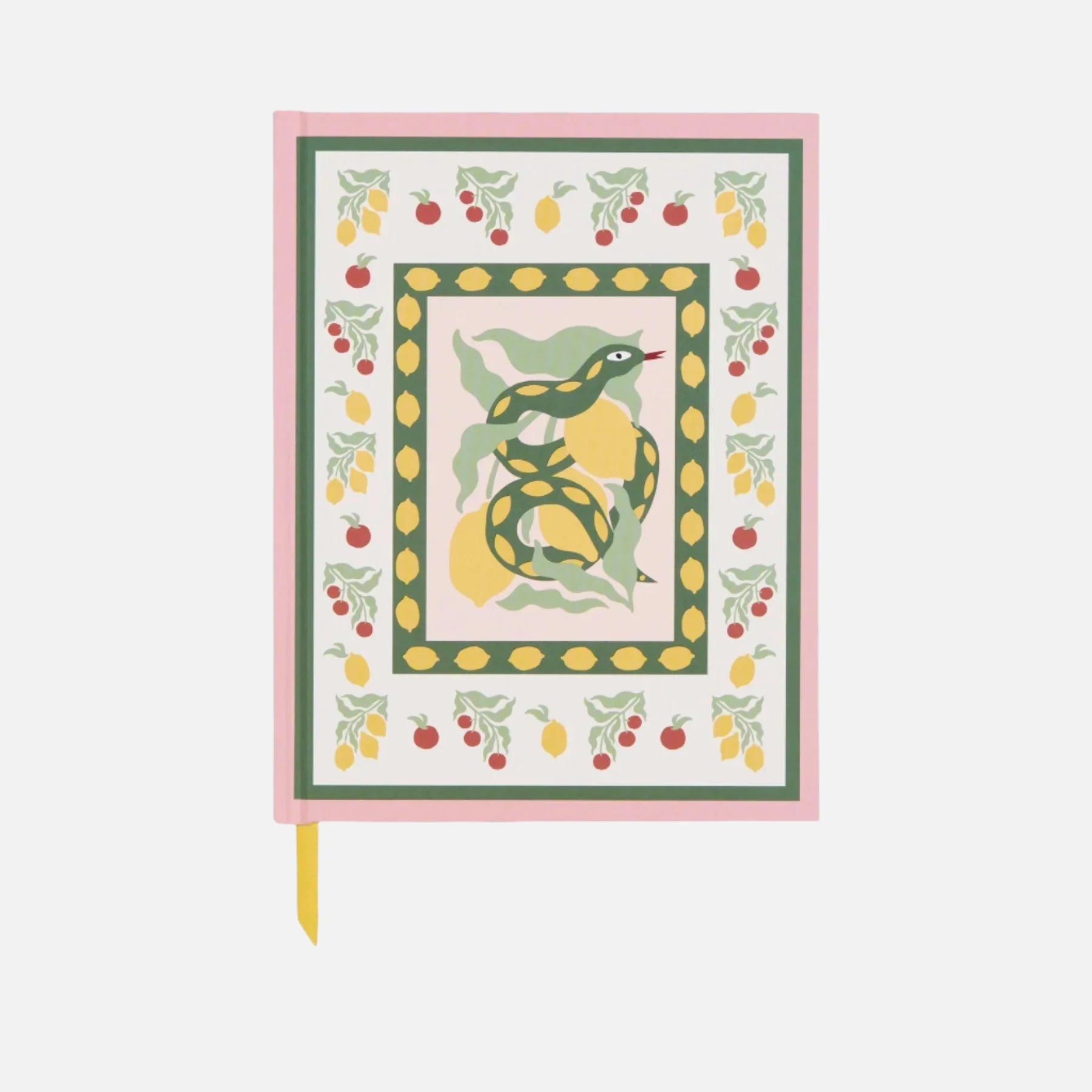 Hardback Green Snakes & Lemons Journal - JB68 - 1001EU - Uneeka