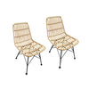 Hayley Rattan Dining Chair - HADLCHA - Uneeka