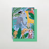 Hello Baby Jungle Animals Greetings Card - RB23 - Uneeka