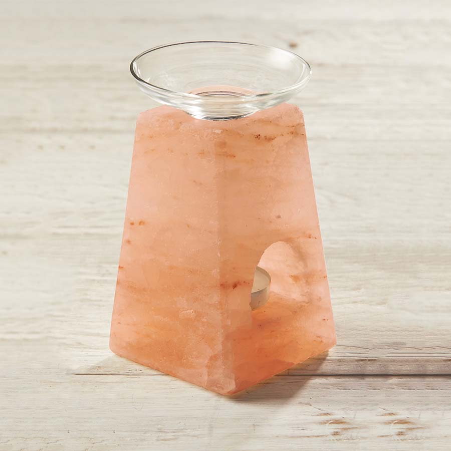 Himalayan Salt Tower Shaped Oil Burner - SALT21 - Uneeka