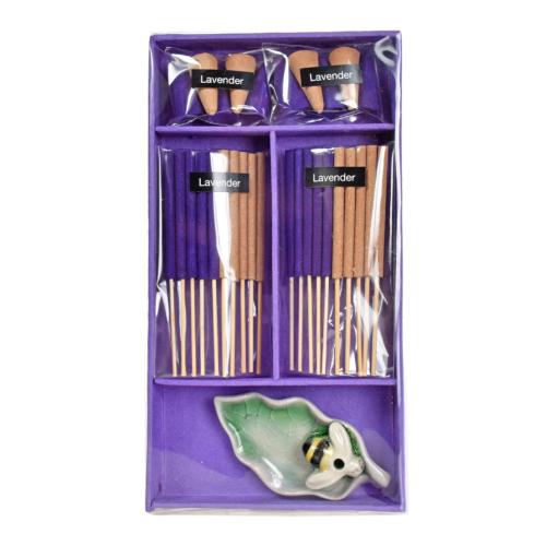 Incense Gift Set With Bee Shaped Incense Holder - TTH019E - Uneeka
