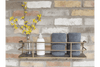 Industrial Golden Metal Shelf - 5463 - Uneeka