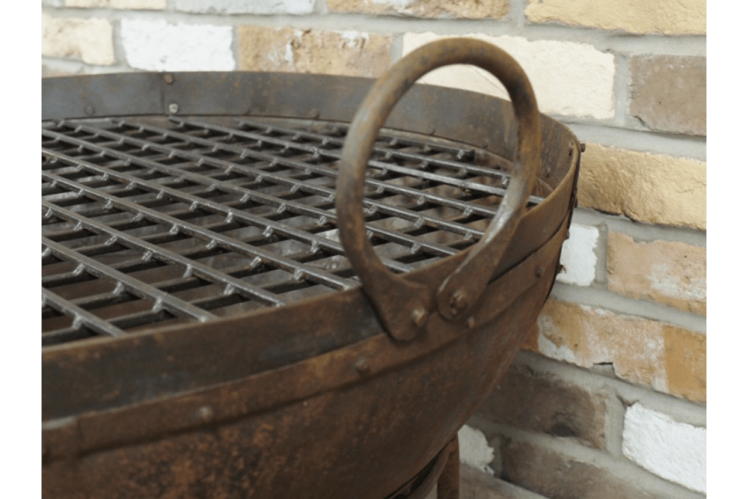 Kadai Fire Pit With Grill - 5189 - Uneeka