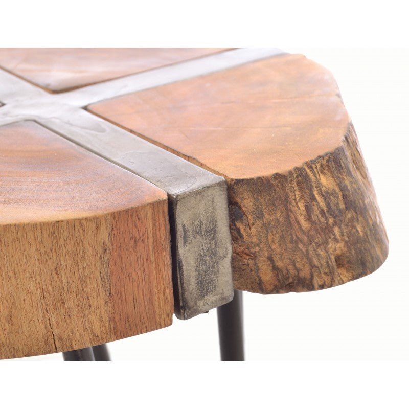 Kingdom Acacia Wood Nest of 2 Tables - OLD03 - Uneeka
