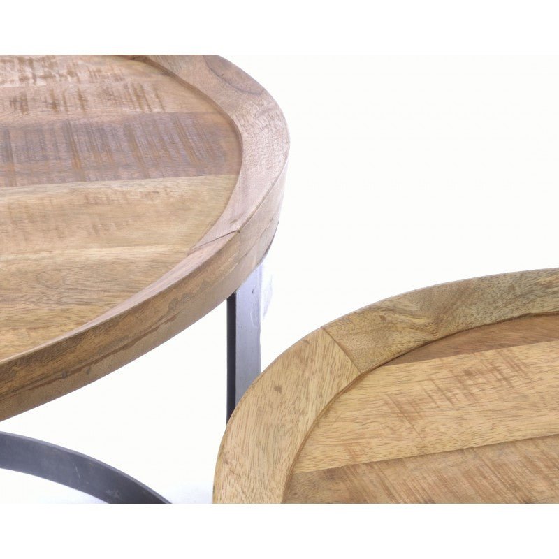 Kingdom Round Nest Of Tables - OLD01 - Uneeka