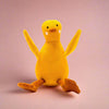 Knitted Organic Cotton Small Duck Toy - BY5839 - Uneeka