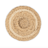 Lam Natural Woven Rounded Tablemat - LR4301 - Uneeka