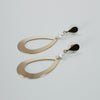 Large Drop Shape with Natural Pearl Earrings - CEX - 4134 - MGWT - Uneeka