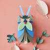 Large Emerald Beetle Cardboard Model - TTM187 - Uneeka