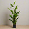 Large Faux Palm Tree With Black Pot - AF40 - Uneeka