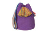 Large Handmade Tasseled Bucket Bags - L - BUCKET - GRAPE - Uneeka