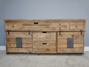 Large Industrial Mango Wood Sideboard - 6362 - Uneeka