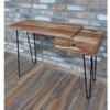 Layered Wood & Metal Desk - 8078 - Uneeka