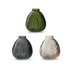 Leaf Shaped Glass Vase - CV01066 - MOSS - Uneeka