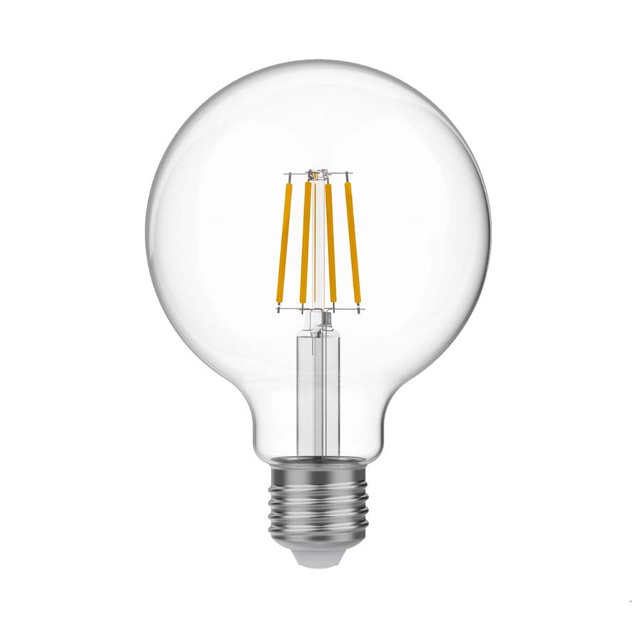 LED Clear Globe G95 4W E27 Bulb* - BB - E04 - Uneeka