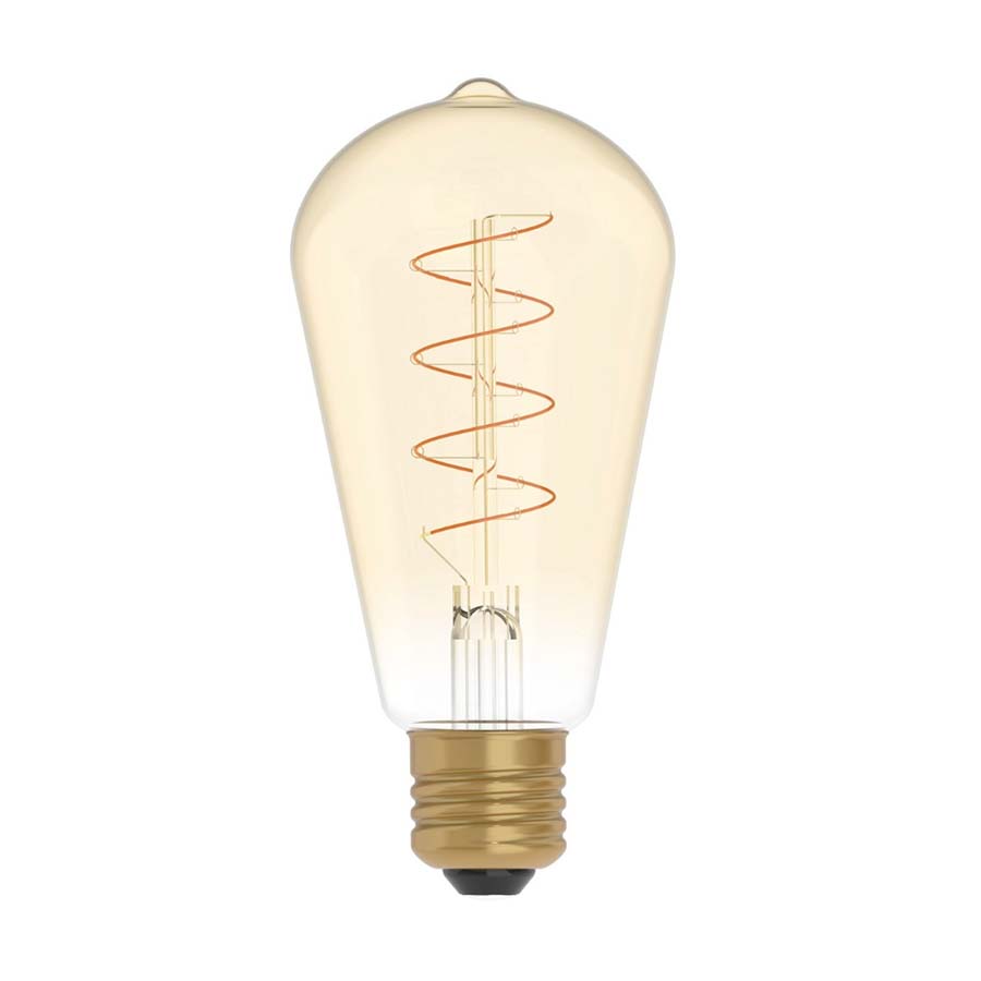 LED Gold Edison ST64 4W E27 Dimmable Bulb - BB - C04 - Uneeka