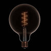 LED Gold Globe Curved Spiral Filament G125 4W E27 Dimmable Bulb - BB - C07 - Uneeka