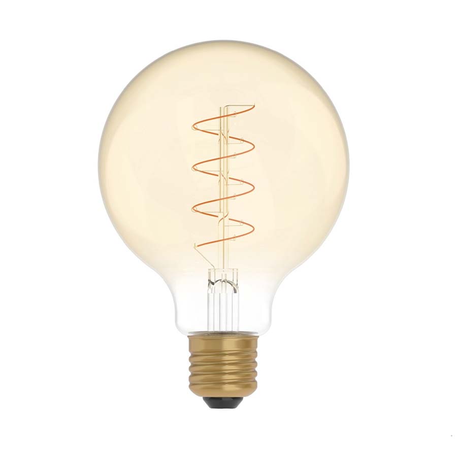 LED Gold Globe G95 4W E27 Dimmable Bulb - BB - C06 - Uneeka