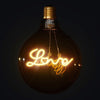 LED Golden Light Bulb - Globe G125 Single Filament “Love” - 5W E27 - CBL700216 - Uneeka