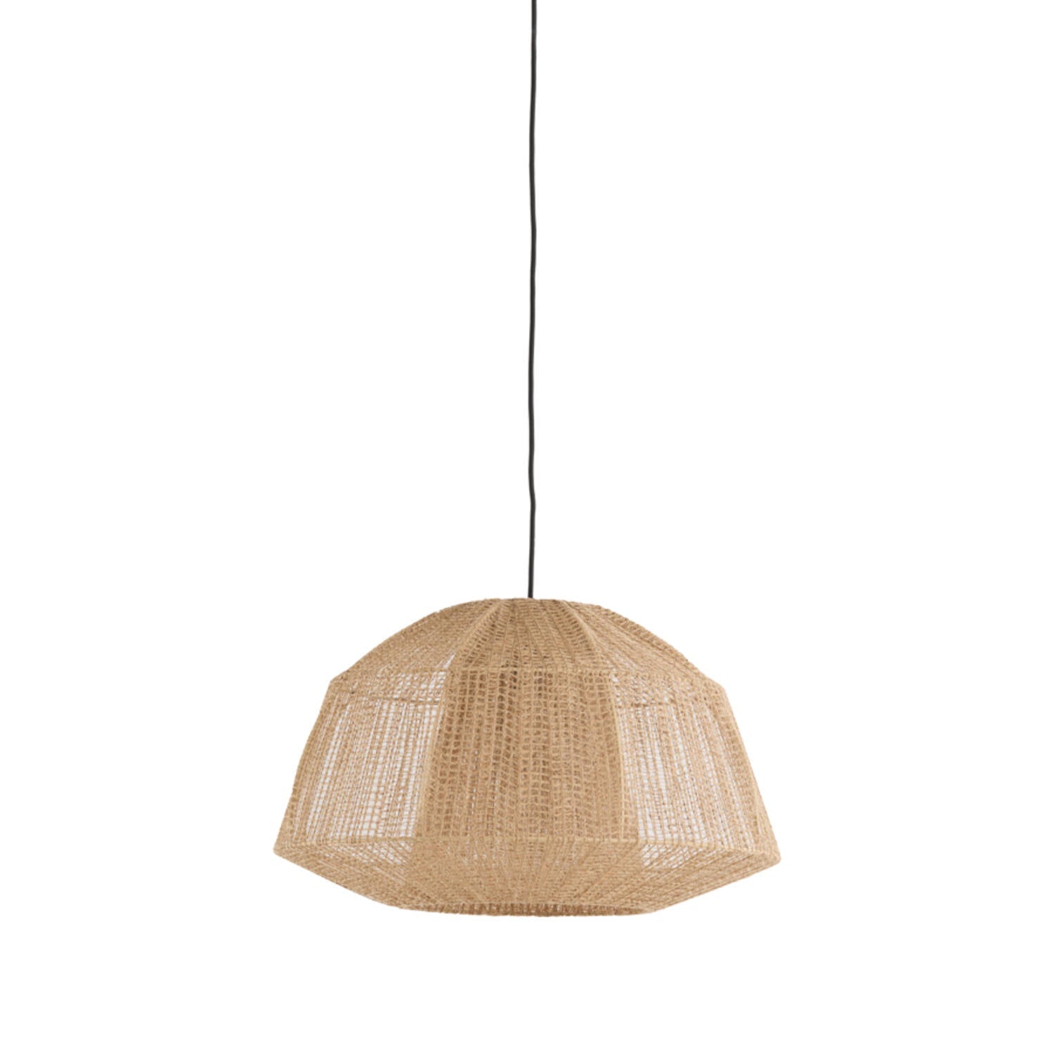 Light Natural Jute Empire Hanging Pendant Lamp - 2980984 MACUL - Uneeka