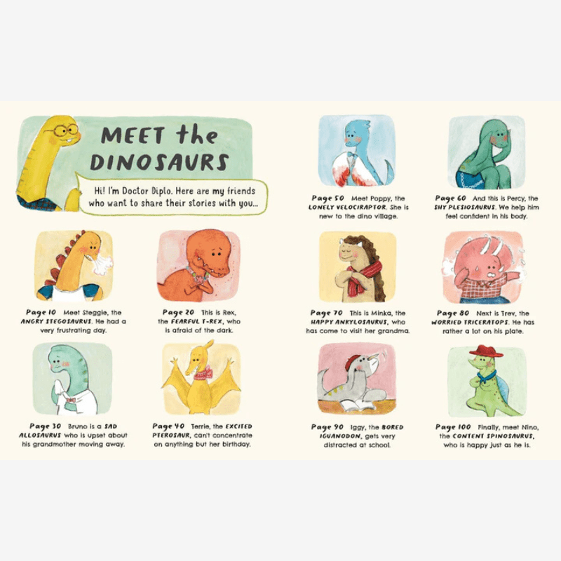 Little Dinosaurs Big Feelings Children's Story Book - B070872 - Uneeka