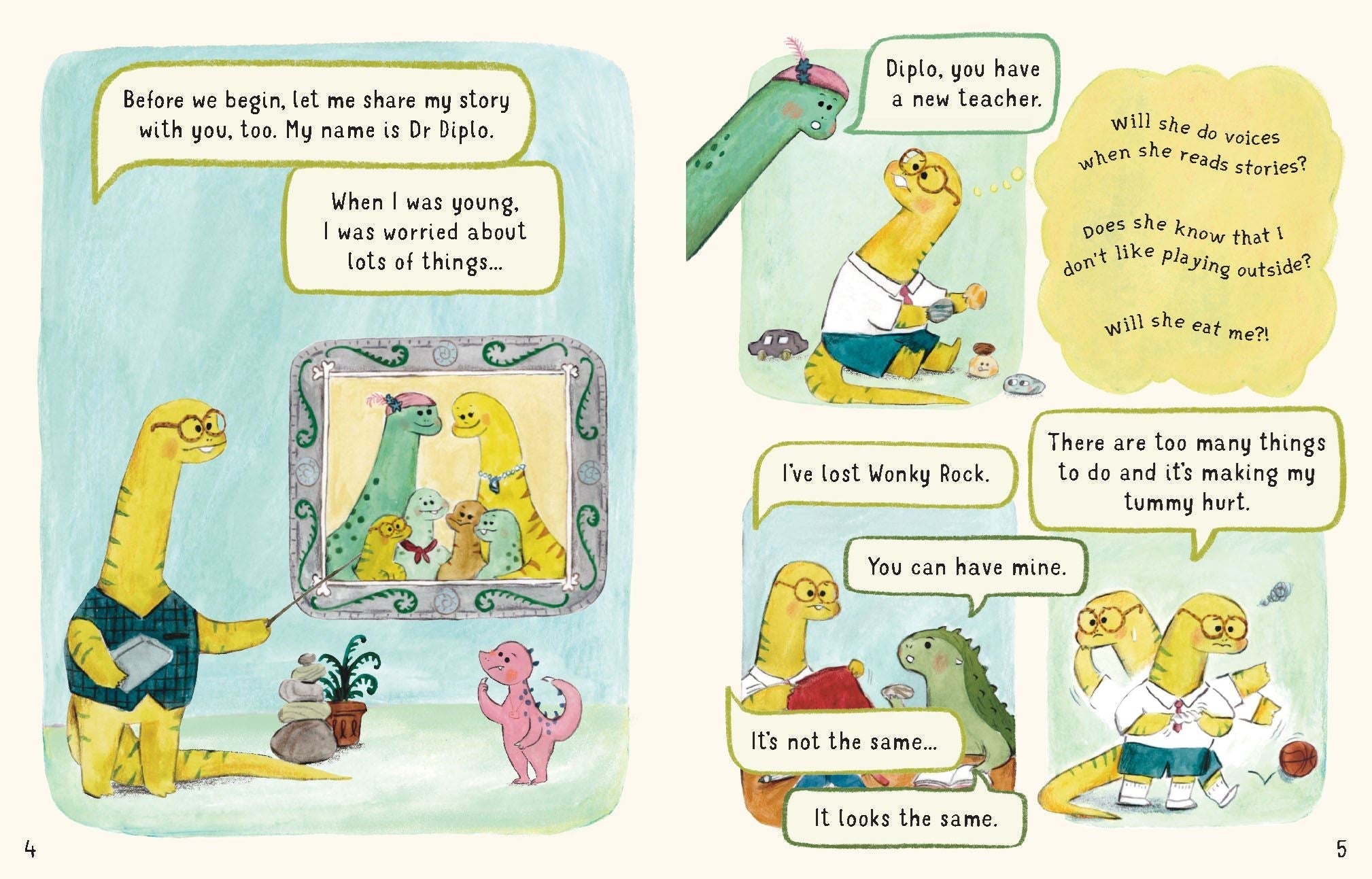 Little Dinosaurs Big Feelings Children's Story Book - B070872 - Uneeka