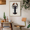 Lobster Framed Art Print - OFG 50x70 6600 - Uneeka