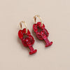 Lobster Gold Hoops - M241401H - Uneeka