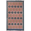 Lotti Hand Woven Pink Wool Rug - R20569 - Uneeka